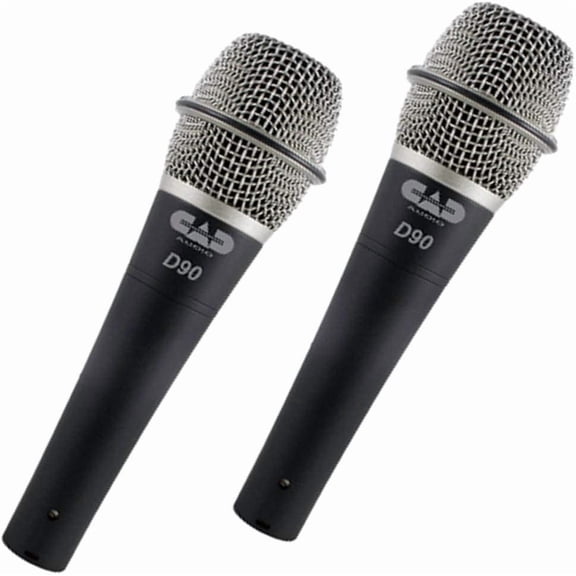 CAD Audio Premium Supercardioid Dynamic Handheld Microphone D90 (2-Pack)