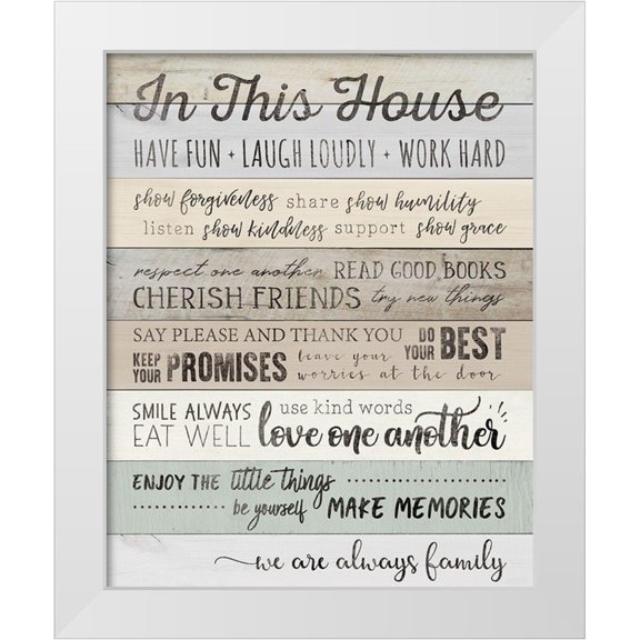 CAD DESIGNS 12x14 White Modern Wood Framed Museum Art Print Titled - In This