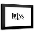 thumbnail image 1 of CAD DESIGNS 14x12 Black Modern Framed Museum Art Print Titled - Mr. and Mrs. II, 1 of 5