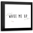 thumbnail image 1 of CAD Designs 12x12 Black Modern Framed Museum Art Print Titled - Wake Me Up, 1 of 5