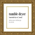 thumbnail image 1 of CAD Designs 12x12 Gold Ornate Wood Framed with Double Matting Museum Art Print Titled - Dryer Definition, 1 of 4