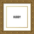 thumbnail image 1 of CAD Designs 12x12 Gold Ornate Wood Framed with Double Matting Museum Art Print Titled - Hubby And Wifey I, 1 of 4