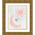 thumbnail image 1 of CAD Designs 12x14 Gold Ornate Wood Framed with Double Matting Museum Art Print Titled - Sun and Moon, 1 of 4