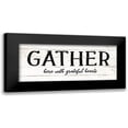 thumbnail image 1 of CAD Designs 18x10 Black Modern Framed Museum Art Print Titled - Gather, 1 of 5