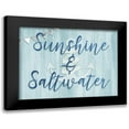 thumbnail image 1 of CAD Designs 18x15 Black Modern Framed Museum Art Print Titled - Sunshine and Saltwater, 1 of 5