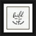 thumbnail image 1 of CAD Designs 20x20 Black Ornate Wood Framed with Double Matting Museum Art Print Titled - Build Up, 1 of 4