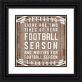 thumbnail image 1 of CAD Designs 20x20 Black Ornate Wood Framed with Double Matting Museum Art Print Titled - Waiting for Football, 1 of 4