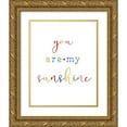 thumbnail image 1 of CAD Designs 20x24 Gold Ornate Wood Framed with Double Matting Museum Art Print Titled - My Sunshine, 1 of 4