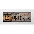 thumbnail image 1 of CAD Designs 24x11 White Modern Wood Framed Museum Art Print Titled - Happy Halloween, 1 of 4