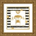 thumbnail image 1 of CAD Designs 26x26 Gold Ornate Wood Framed with Double Matting Museum Art Print Titled - Primpin Aint, 1 of 4