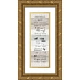 thumbnail image 1 of CAD Designs 7x14 Gold Ornate Wood Framed with Double Matting Museum Art Print Titled - Farmhouse Rules, 1 of 4