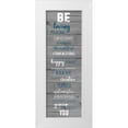thumbnail image 1 of CAD Designs 9x18 White Modern Wood Framed Museum Art Print Titled - Be Loving, 1 of 4