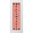 thumbnail image 1 of CAD Designs 9x24 White Modern Wood Framed Museum Art Print Titled - Holly And Jolly, 1 of 4