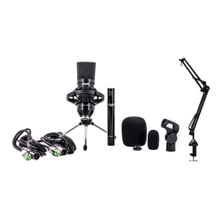 CAD GXL1800 & GXL800 Microphone Pack (GXL1800SP) Bundle with Knox Gear Desktop Boom Arm Microphone Stand