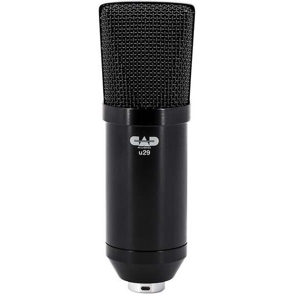 CAD U29 USB Side Address Studio Microphone Black