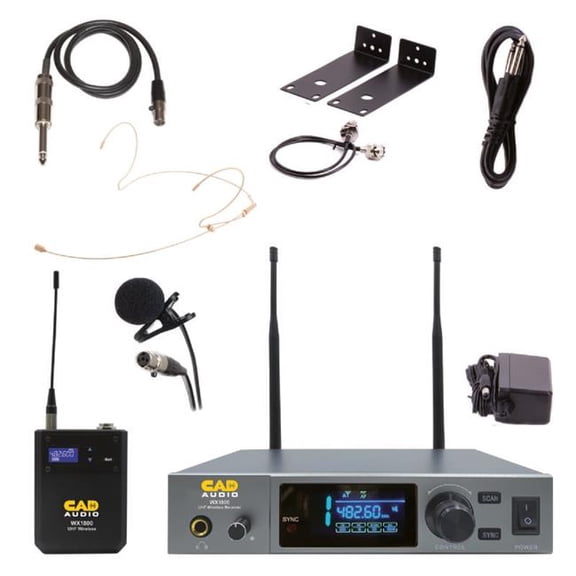 CAD WX1800BP-U True Diversity UHF Wireless Body Pack Microphone System