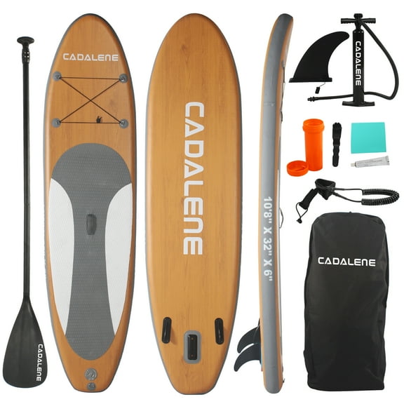 CADALENE 10'8'' Extra Wide Inflatable Stand up Paddle Board for Adults & Youth of All Skill Levels, with Premium SUP Accessories