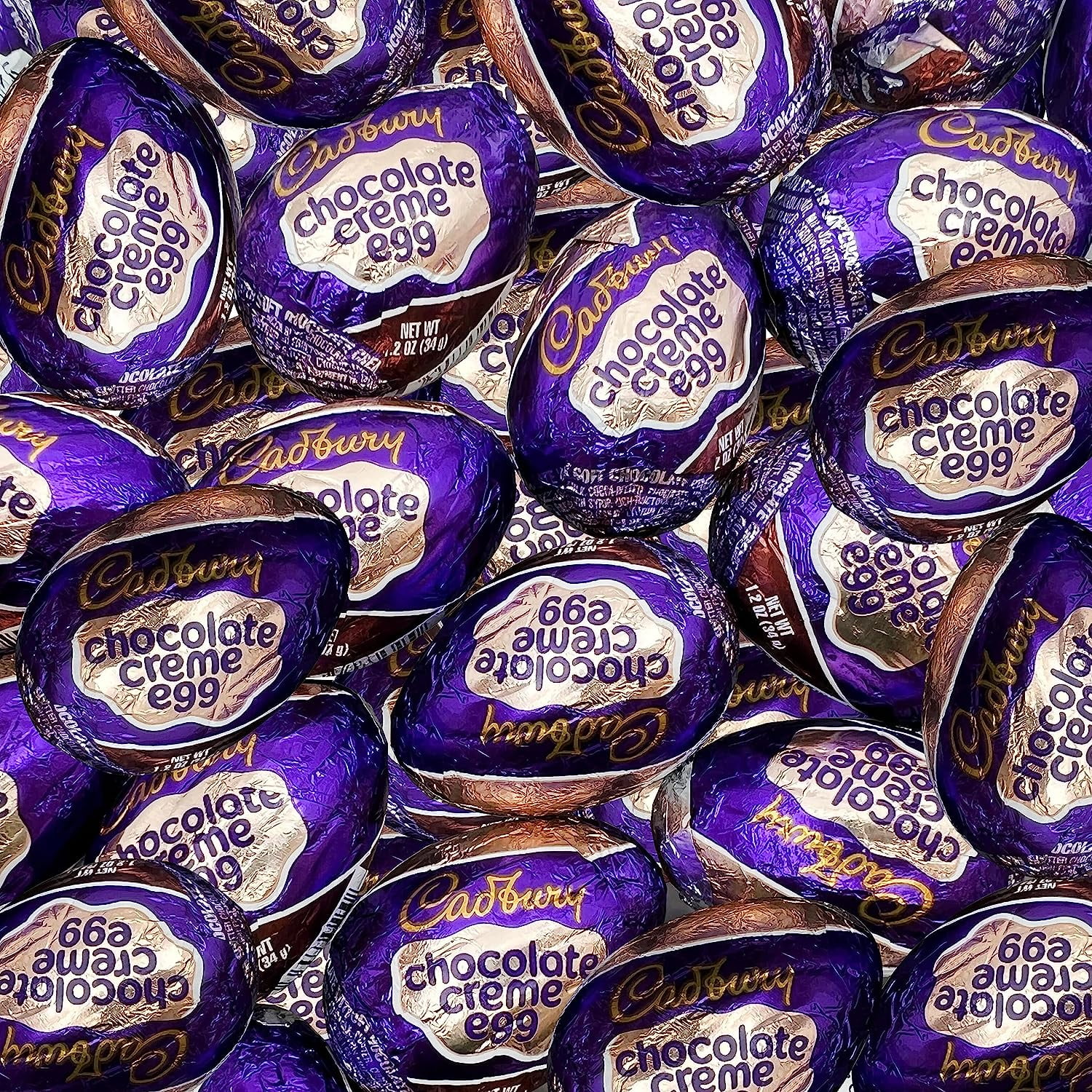 CADBURY CHOCOLATE CREME EGG Candy 1.2 Ounces (Pack of 42)