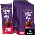 CADBURY DAIRY MILK Fruit & Nut Milk Chocolate Candy Bars, 3.5 oz (14
