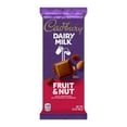 thumbnail image 1 of CADBURY DAIRY MILK Fruit & Nut Milk Chocolate with Raisins and Almonds Full Size, Individually Wrapped Candy Bars, 3.5 oz (14 Count), 1 of 6