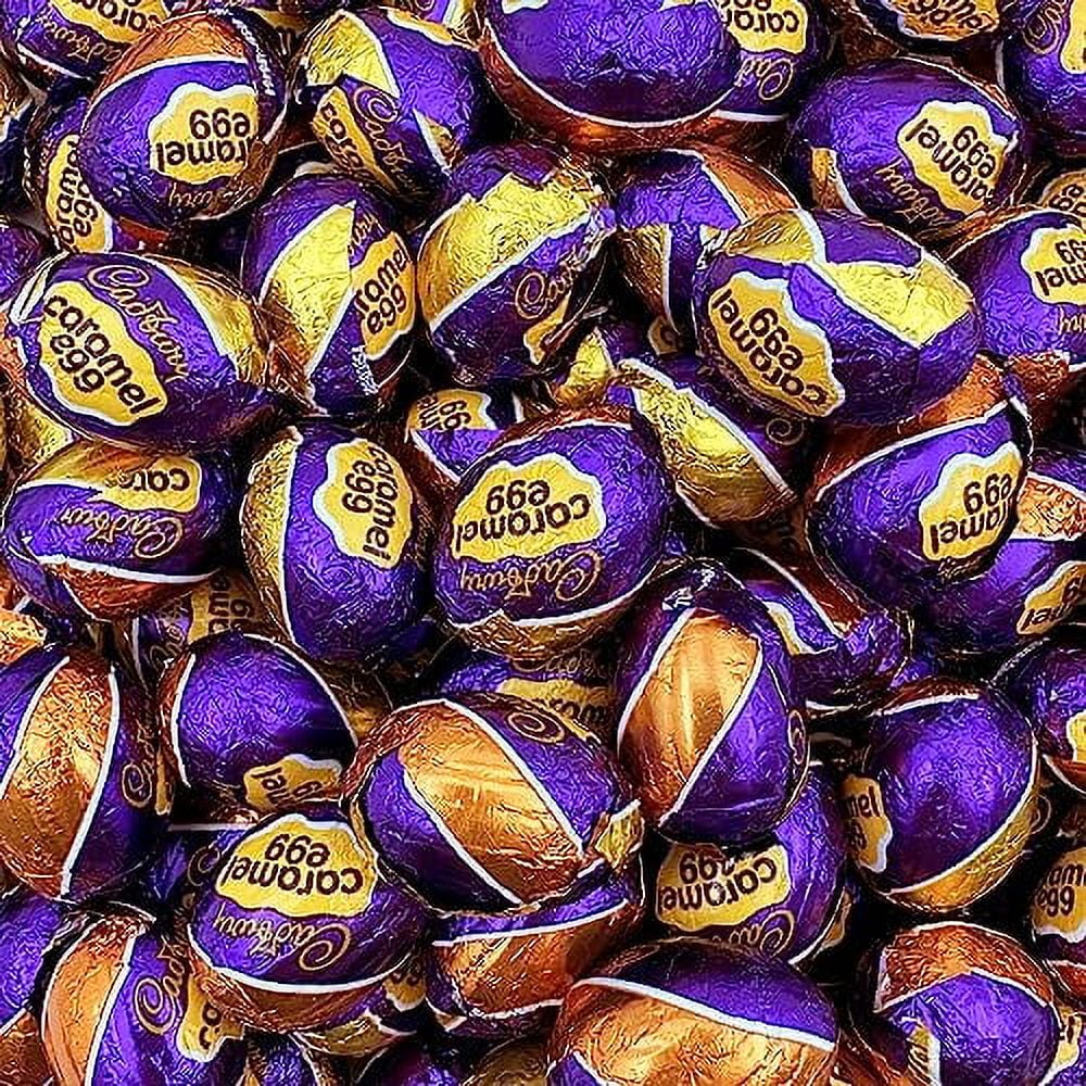 CADBURY MINI CARAMEL EGGS, Milk Chocolate Candy, 2 Pound Bag