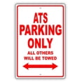 thumbnail image 1 of CADILLAC ATS Parking Only All Others Will Be Towed Ridiculous Funny Novelty Garage Aluminum Sign 18"x24" Plate, 1 of 1