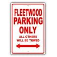 thumbnail image 1 of CADILLAC FLEETWOOD Parking Only All Others Will Be Towed Ridiculous Funny Novelty Garage Aluminum Sign 18"x24" Plate, 1 of 1
