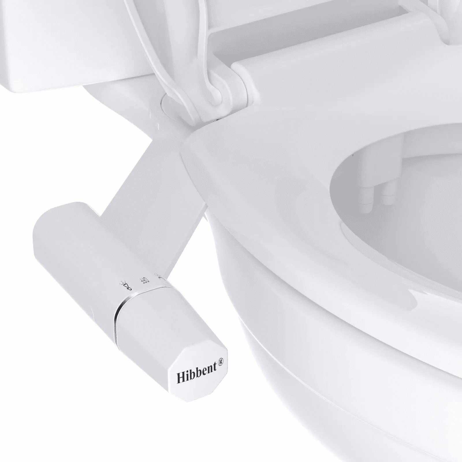 CADOVE Ultra-Slim Non-Electric Bidet Attachment for Toilet, Dual Self-Cleaning Nozzle
