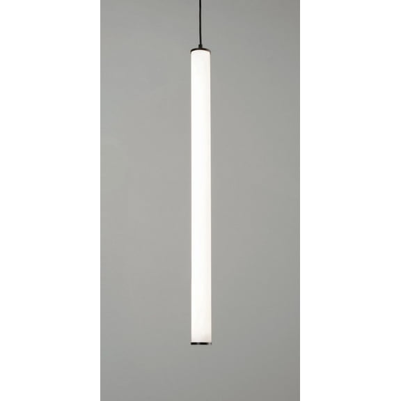AFX Caden 36-inch LED Pendant with White Acrylic Black N/A N/A