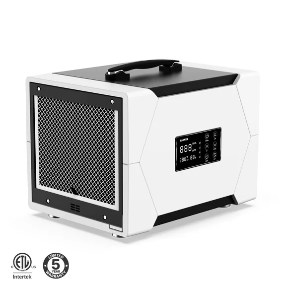 CADPXS Crawl Space Dehumidifier with Drain Hose, 80 Pint Commercial Dehumidifier for Basement, Home Use, Water Damage, Auto Defrost, Memory Start, cETL Certified, Up to 1000 Sq Ft