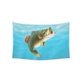 thumbnail image 1 of CADecor A Carp Fish in The Water Bedspread Dorm Decor Wall Hanging Tapestry 60x80 inches, 1 of 1
