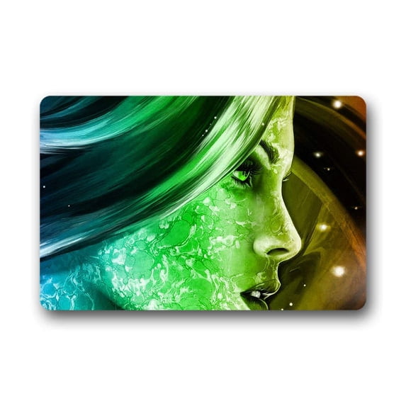 CADecor Abstract Doormat Indoor Outdoor Floor Rug 23.6x15.7 inches