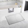 thumbnail image 1 of CADecor Abstract Halftone Dotted Background, Monochrome Pattern with Dot and Circles Bath Rug Bathroom Mat Doormat 30x18 inches, 1 of 2