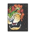 thumbnail image 1 of CADecor Abstract Roaring Lion Throw Blanket Bed Sofa Blanket 58x80 inches, 1 of 3
