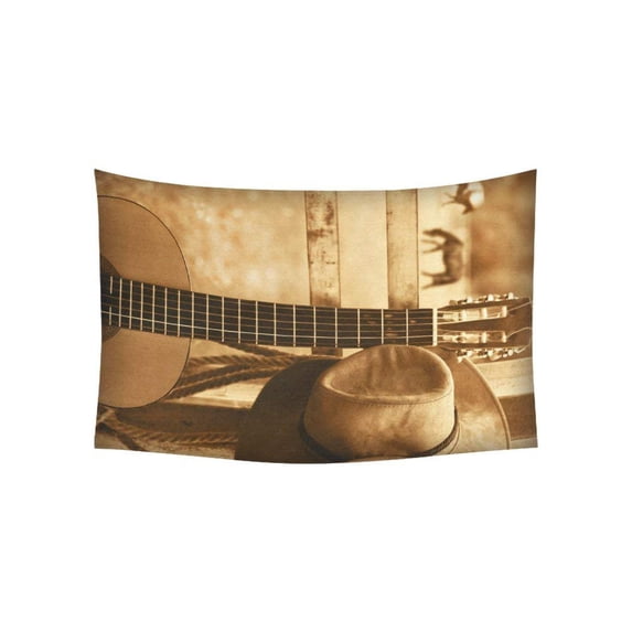 CADecor American Country Music Wall Tapestry Wall Hanging Wall Art Home Decor 40x60 inches