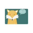 thumbnail image 1 of CADecor Animal Door Mat Home Decor, Cute Smiling Fox Saying Hello Indoor Outdoor Entrance Doormat 23.6x15.7 Inches, 1 of 2