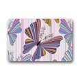thumbnail image 1 of CADecor Artistic Flying Butterfly in Rainbow Color Doormat Mat 23.6x15.7 inches, 1 of 2