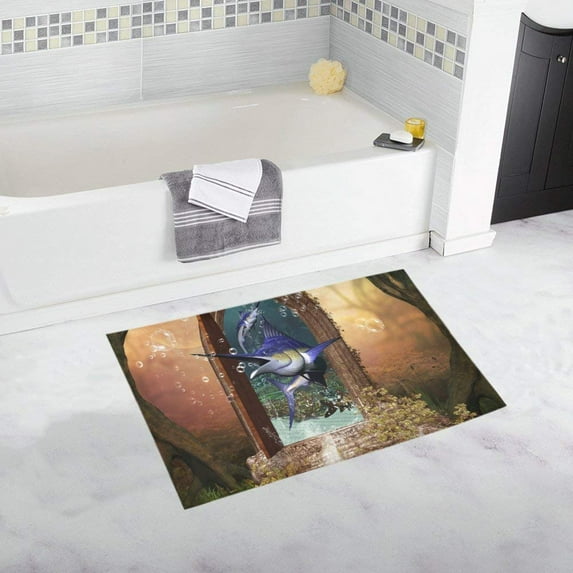 CADecor Awesome merlin Non-Slip Bath Rug Bath Mat Rug Doormat 30x18 inches