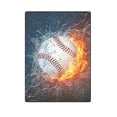 thumbnail image 1 of CADecor Baseball Blanket Throw Super Soft Warm Bed or Couch Blanket 58x80 inches, 1 of 2