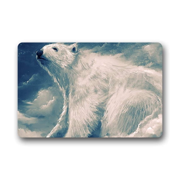 CADecor Bear Doormat Indoor Outdoor Floor Rug 30x18 inches