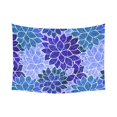 thumbnail image 1 of CADecor Beautiful Blue Flowers Wall Tapestry Wall Hanging Wall Art Home Decor 60x80 inches, 1 of 1