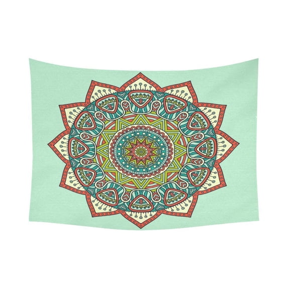 CADecor Beautiful Mandala Aztec Wall Tapestry Living Room Art 60x80 inches