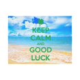thumbnail image 1 of CADecor Blue Beach Scenery Clover Luck Wall Tapestry Wall Hanging Wall Art Home Decor 60x80 inches, 1 of 2