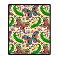 thumbnail image 1 of CADecor Butterfly Blanket Fleece Throw Blanket for Sofa or Bed 58x80 inches, 1 of 3