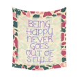 thumbnail image 1 of CADecor Camo Being Happy Never Goes Out of Style Tapestry Wall Hanging Dorm Art 51x60 inchesches, 1 of 2