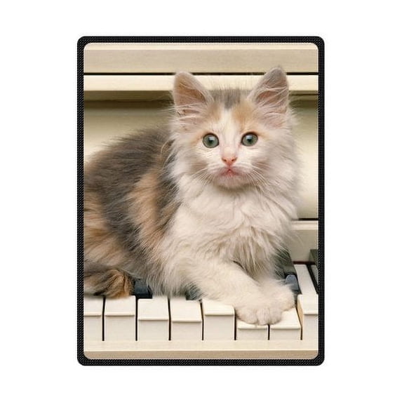 CADecor Cat Fleece Blanket Throw Blanket 58x80 inches