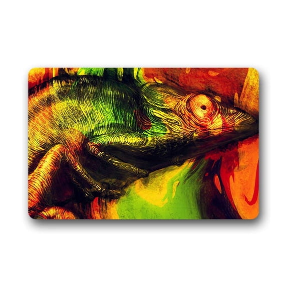 CADecor Chameleon Doormat Indoor Outdoor Floor Rug 23.6x15.7 inches