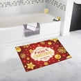 thumbnail image 1 of CADecor Christmas Greeting Card Non-Slip Bath Mat Rug Bath Doormat Floor Rug 30x18 inches, 1 of 1
