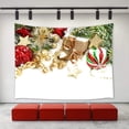 thumbnail image 1 of CADecor Christmas Tapestry, Christmas Tree Ornaments Colorful Balls Winter Snow Tree Happy New Year Xmas Christmas Day Wall Tapestries 51x60 inchch, 1 of 1