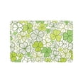 thumbnail image 1 of CADecor Clover Line Art St Patricks Doormat Indoor Outdoor Floor Mat 23.6x15.7 inches, 1 of 2